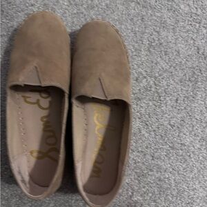 Sam Edelman Tan Suede Slip-Ons